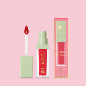Pixi + Maryam Maquillage MatteLast Liquid Lip Fiesta Red open with box